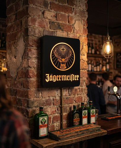 Enseigne jagermeister vintage - jagermeister,