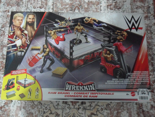 Wwe playset wrekkin raw brawl - playset, wrekkin'