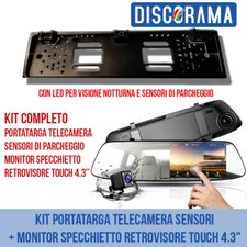 Kit portatarga telecamera - kit,