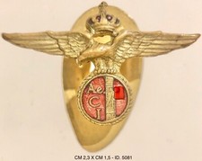 AERO CLUB D'ITALIA Ae.C.I. DISTINTIVO ISCRITTO ASSOCIAZIONE REGIA AERONAUTICA