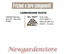 Disco trattore 280mm 22x25 14