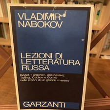 VLADIMIR NABOKOV. LEZIONI DI LETTERATURA RUSSA. GARZANTI  1987 Prima Edizione (s
