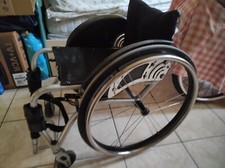 Carrozzina Superleggera disabili Quasar Offcarr. In Titanio. Telaio rigido. 