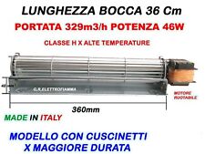 VENTOLA VENTILATORE TANGENZIALE 360 MOTORE DX  PALAZZETTI ANSELMO COLA TRIAL EMM