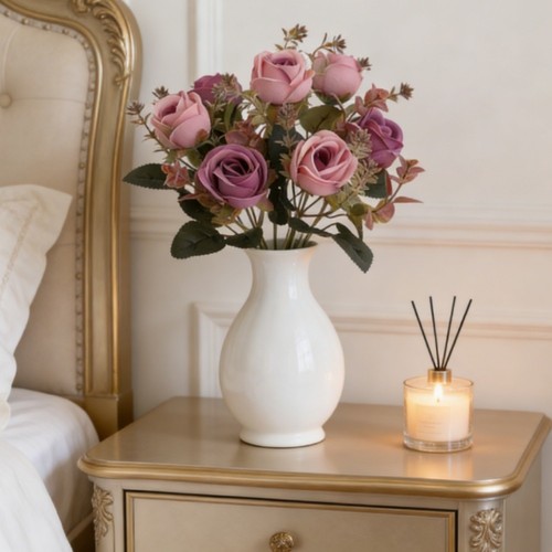 Mazzo rose seta - in,
