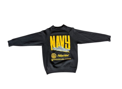 Felpa vintage navy uss - felpa,
