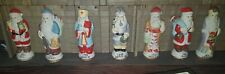7 babbo natale nel mondo collezione porcellana figure statue statuine