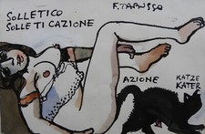 Francesco Tabusso (Sesto San Giovanni 1930 – Torino 2012) Solletico cm 37x56