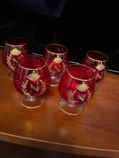 Bicchieri Napoleone In Cristallo Set di 5