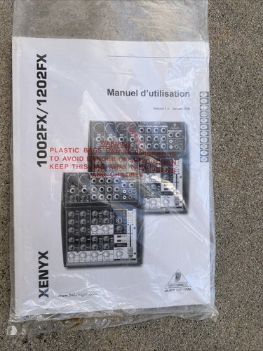 Behringer xenyx 1622fx 1832fx - xenyx,