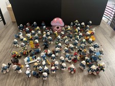 Lotto 89 Puffi Vintage + Casetta Smurfs Schtroumpfs Puffo da Gioco Leggi