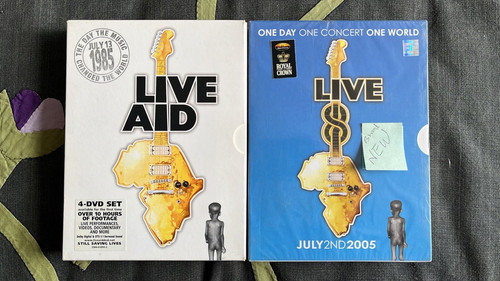 Live aid 2x dvd - 8, (2x