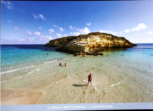 Cartolina lampedusa - cartolina,