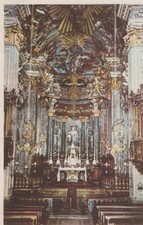 CARTOLINA  VARALLO SESIA VERCELLI SACRO MONTE INTERNO DELLA BASILICA NON VIAGG.