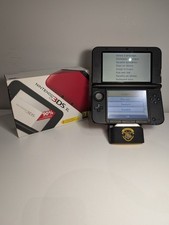 Nintendo 3DS XL Console - Rossa/Nera - Funzionante - Con Scatola (Boxed)