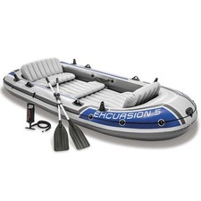 Gommone gonfiabile con remi - con, e