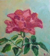 dipinti ad olio originali rosa