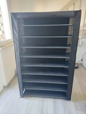 SONGMICS RXJ00. Scarpiera a 9 Livelli, Scaffale Portascarpe con Copertura.