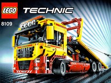 LEGO Technic 8109 modellino a pianale ribassato molto bello completo di foglio adesivo di ricambio