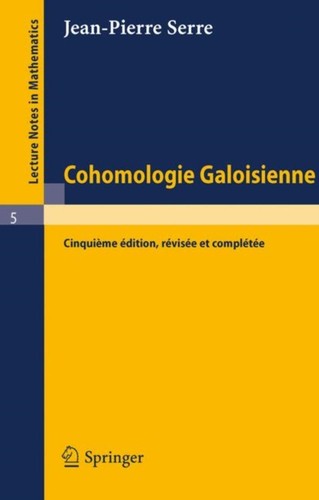 Serre cohomologie - serre,
