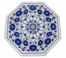 Tavolino laterale intarsiato