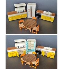 Vintage TOMY Dollhouse KITCHEN