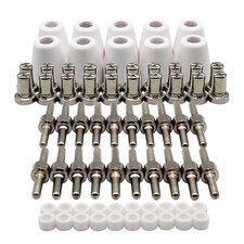 Kit punte elettrodo estese al plasma 70pz per torcia PT-31 LGK-40 CUT40 CUT50D CT312