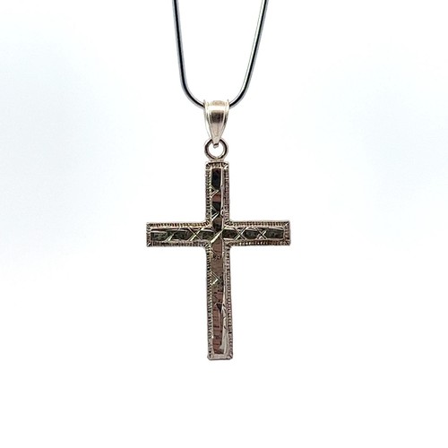 Ciondolo croce argento - a,