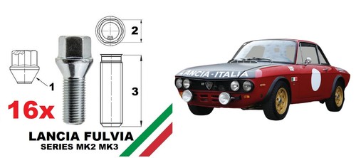 Kit bulloni lancia - bulloni, fulvia
