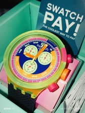 SWATCH CHRONO 2023 NEON TO THE