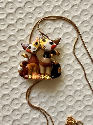 Collana con ciondolo - , gatto