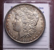 NL* USA 1 DOLLARO ARGENTO SILVER MORGAN 1885 O Conservazione TOP super prezzo