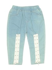 Unbranded girls blue jeans - blue,