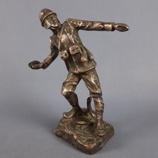 Antica Scultura Soldato Di