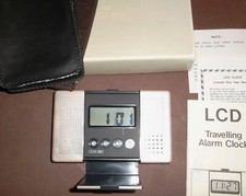 OROLOGIO SVEGLIA LCD - ARGENTO