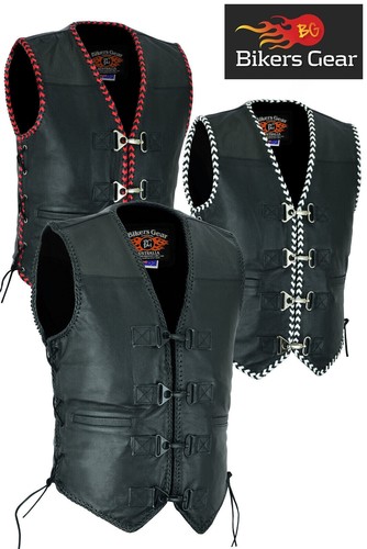 Gilet moto pelle di - da,