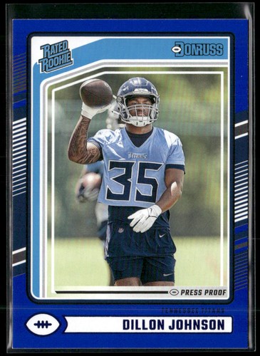 2024 donruss 399 - donruss, dillon
