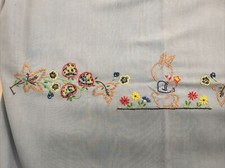 Lenzuolo culla 62x44 ricamato