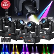 4x U'King 120W LED RGBW 8 Gobo Moving Head DMX fascio luce palco DJ spot telecomando