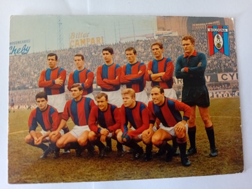 Cartolina bologna squadra - fc,