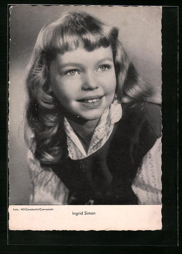 Cartolina attrice ingrid - cartolina,