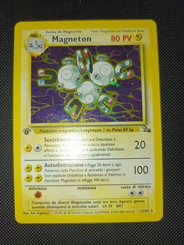 Pokemon magneton fossil - 11/62,
