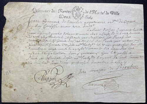 Jean françois de - p.s,