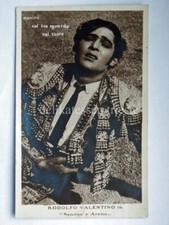 RODOLFO RUDOLPH VALENTINO attore cinema muto silent movie star Sangue e arena 