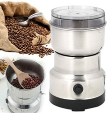 MACINA CAFFE' MACCHINA PER LA MACINAZIONE ELETTRICO SPEZIE ACCIAIO INOX CUCINA