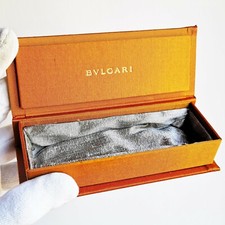 scatola orologio BVLGARI box case watch bracciale collana fermasoldi bulgari oro