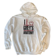 Felpa con cappuccio bianca