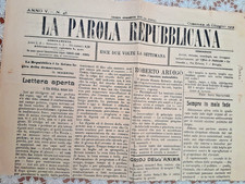 1912 COSENZA "LA PAROLA