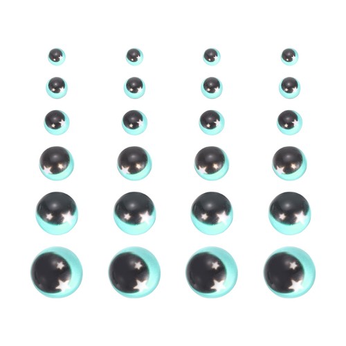 24pcs occhi misure stelle - misure,