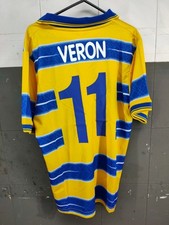  PARMA Lotto Maglia Calcio Football Shirt Giallo Blue Home Veron 11 1998-99 